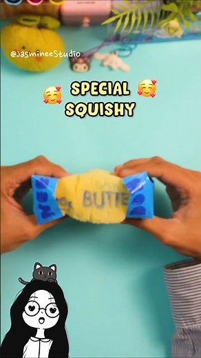 I made the Viral DIY NeeDoh Butter Squishy !😱 #squishy #shorts #viral #trending #needoh