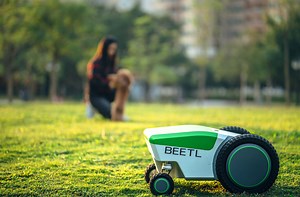Autonomous Vision-Enabled Robotic Dog Poop Scooper