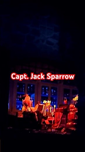 Pirates of the Caribbean POV — Yo Ho! Jack Sparrow Experience at Magic Kingdom #disney #shorts