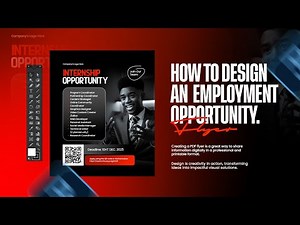 Design Employment Opportunity Flyer in Photoshop.