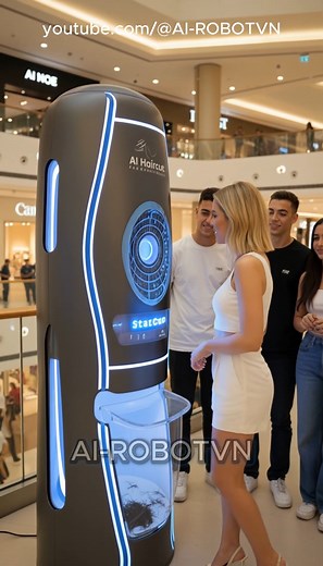 6.6K views · 47 reactions | She Tried the Auto Haircut Pod… WOW! #hairstyle #haircut #hair #robots #robotics #AIrobots #airobotics | Robots Zone | Facebook