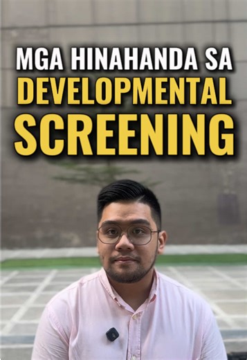 Anong mga dapat ihanda bago mag-Developmental Screening? Here are my 6 tips. The Center of Developmental Pediatrics provide developmental screening in The Medical City. Drop a comment for inquiries. I’m Dr. Sean, your PediatriSEAN on-call. #babyessentials #firstimemom #parentingtips #delayed #fyp