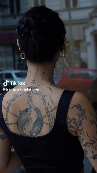 Scripture Back Tattoo by Giorgos Kazakis | Tattoo Studio Showcase