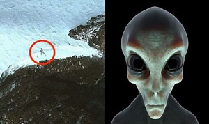 Alien: Man claims to find 20-metre-tall figure in Antarctica