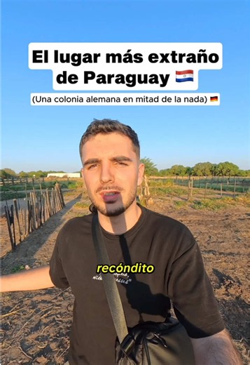 Sígueme para más contenido 👉 El lugar más extraño de Paraguay. 🇵🇾🇩🇪 El Chaco paraguayo, a 5 horas de Asunción. Letreros en alemán, gente que me habla en alemán y una colonia menonita que vive como si fuera hace 150 años. Sin electricidad, sin modernidad. Mañana intento conocerlos. 👀 ¿Tú sabías que esto existía? 👇 #paraguay #chaco #menonitas #vlogdeviajes #travel