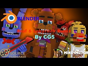 [SFM ANIMATIONS FNAF 6 LABYRINTH REMIX] Fnaf 6 Labyrinth Remix By CG5