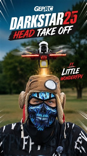 GEPRC DarkStar25 HEAD Take Off! 🤯 ft. LittleWonderFPV #FPV