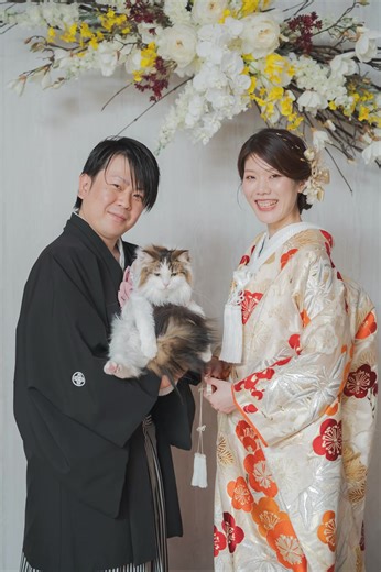 愛猫と撮影した小さな結婚式福岡店特集