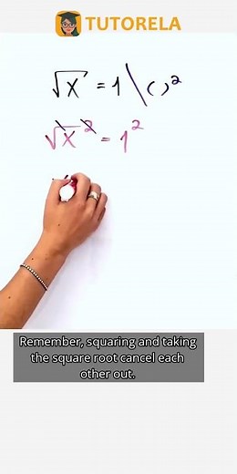 Solving √x = 1: Find the Value of X #Math #PowersAndRoots-Basic #SquareRoots