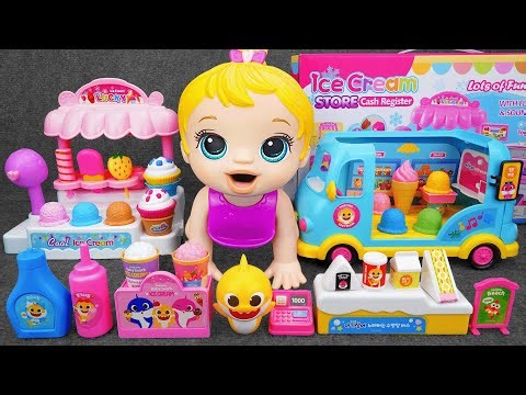 115 Minutes Satisfying With Unboxing Adorable Ice Cream Truck Set | Review Toys (No Talking)