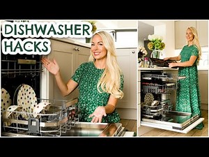 10 LIFE-CHANGING DISHWASHER HACKS & TIPS | Emily Norris