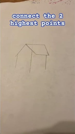 simple house tutorial :) #simple #easy #house #home #tutorial #drawing #art