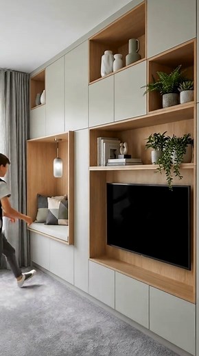 Stylish and Practical Wall Storage Solutions for Living Rooms