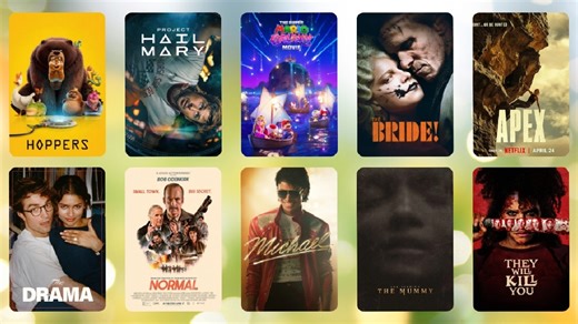 2026 theatrical and streaming spring movies preview