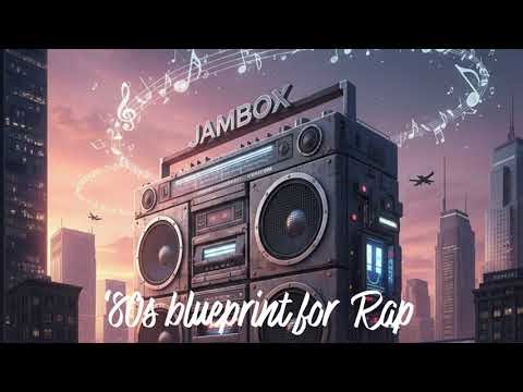 80s blueprint of the rap game.. created with AI by Indiana Posse music creations.