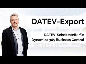 DATEV-Schnittstelle für Dynamics 365 Business Central - Export von Stamm- und Bewegungsdaten