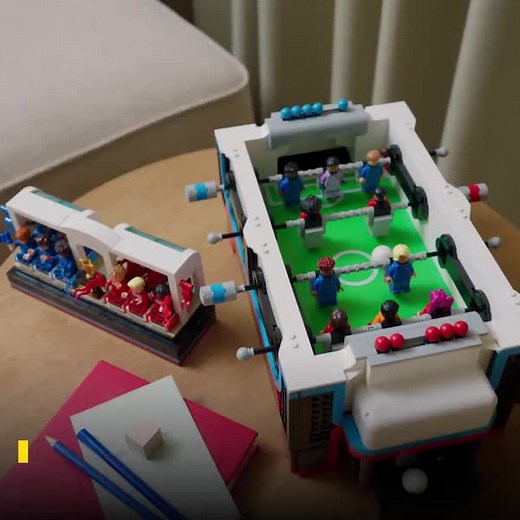 No offsides. Play as long as you like. Next goal wins. Get to grips with the details of the LEGO Ideas Table Football, available now 🏆 http://ow.ly/xKOo50Lsw4F | LEGO Ideas