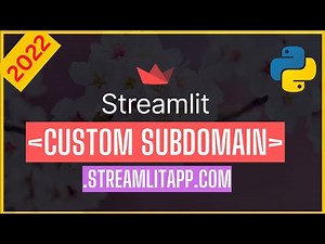 How to get Custom Subdomain for your Streamlit Cloud App?