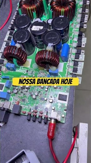 Our workbench looks like this today #car #generalelectronics #electronics #smartphone #audiobrasi...