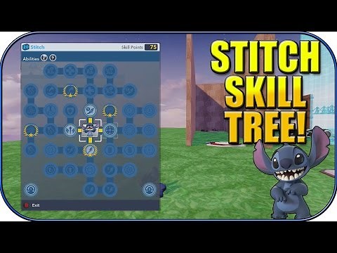 Disney Infinity 2.0 - STITCH LEVEL 20 SKILL TREE!