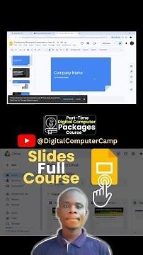🎨 Designing Your Google Slides Presentation (From