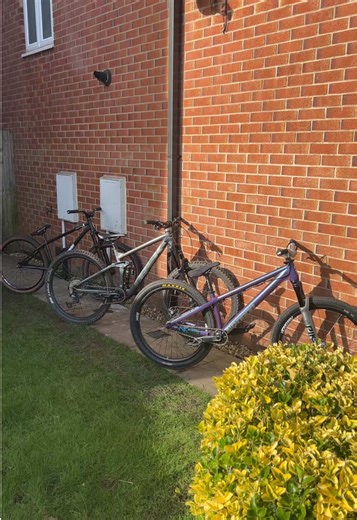 Holy line up #airdrop #trek #fyp #mtb #bikes need to finish the dmr