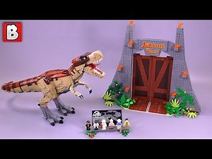 Jurassic Park T. rex Rampage LEGO Set Review 75936