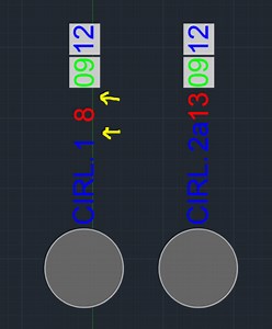 Dynamic block text flip