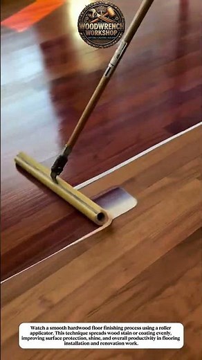 Satisfying Wood Floor Finishing | Fast Hardwood Floor Coating Technique