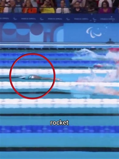 The Human Water Rocket Who Shocked the Paralympics.#sports #olympics #swimming #usa #fyp