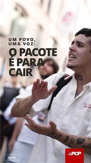 Um povo, uma voz: o pacote é para cair