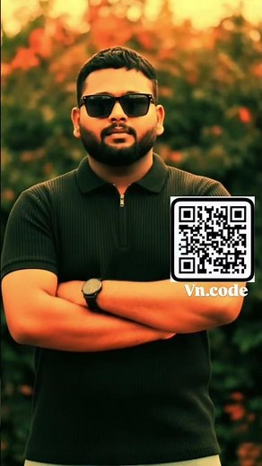 New vn code template reels vn qr code editing#vn #template #trending
