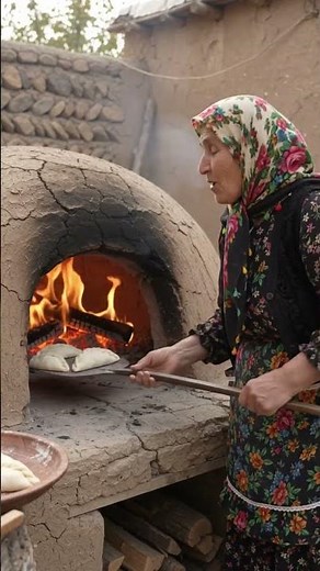 IRAN Rural life Cooking Cheese Filled Persian Pastry authentic traditional Nomadic village life