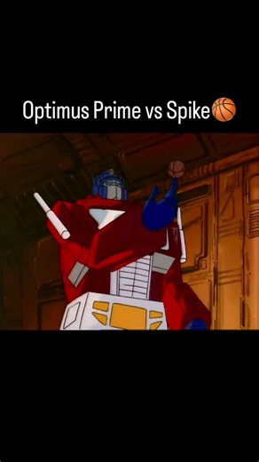 optimusupreme on Instagram: "Optimus Prime vs Spike in Basketball In this scene from the Transformers series, Spike attempts to teach Optimus Prime the game of basketball. Transformers: Season 2 Episode 12 The Master Builders . . . #transformers #toycollection #toys #transformersg1 #toyphotogallery #optimusprime #megatron #hobby"
