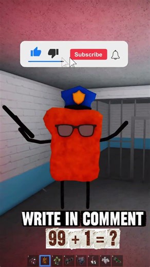 99999 IQ move in Barry's Prison Run! #roblox