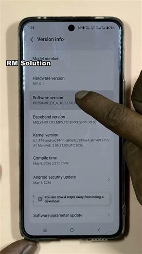 how to vivo v60e developer options enable or disable usb debugging | turn on ✌️ #smartphone