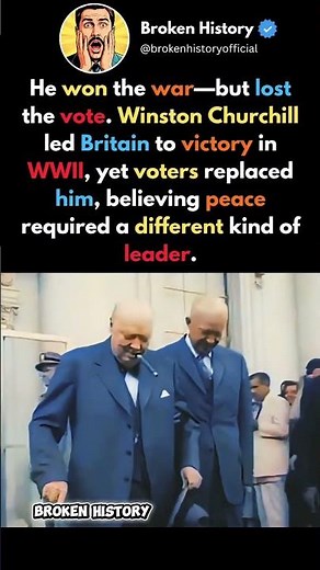 The Leader Who Won the War… But Lost the Vote #history