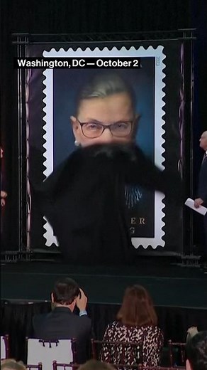 Ruth Bader Ginsburg Honored With USPS Postage Stamp