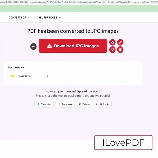 Extracting PDF File Images using ILovePDF