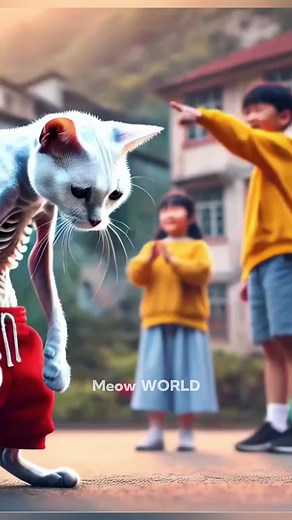 Skinny Cat Wins Muscle Contest