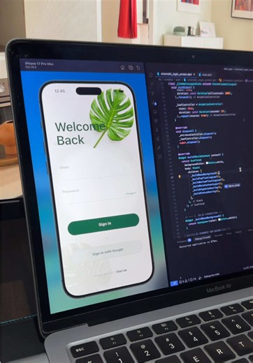 Amzing login page ever 🥵🤍 #flutter #flutteranimation #appdevelopment #uidesign #flutterdev