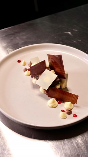 Slam it like a Tim Tam #timtam #slam #foodporn Homemade Tim Tams, dark chocolate biscuits with a chocolate butter cream centre. Coated in Callebaute Dark chocolate. White chocolate Tim Tams with a buttercream centre. Place Garnished with tempered white and dark chocolate, chocolate ganache and vanilla pastry cream. How do you like your TimTams? #biscuit #TimTam #doughnuts #Yummy #treat #sweettreat #desserts #gourmet #chef #pastrychef #pastry #cake #baking #tim #tam #baker #timtamslam | Donut Dad