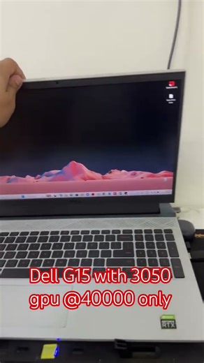 Dell G15 gaming laptop 🔥Processor - Ryzen 5 5600 /8gb/ 512Gb/rtx 3050 @40000 only testing warranty