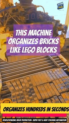 Brick Production machine - Super Fast & Neat Stacking Automation
