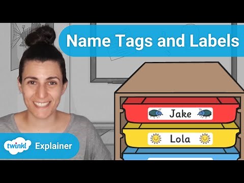 Organising Your Classroom With Labels