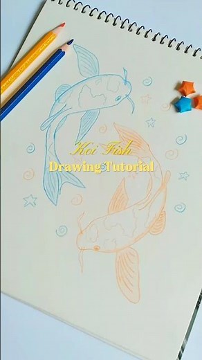 DRAW Koi Fish Like a Pro in Minutes! #drawing