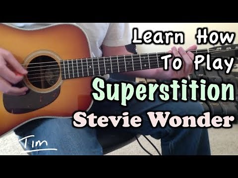 Stevie Wonder Superstition Guitar Lesson, Chords, and Tutorial