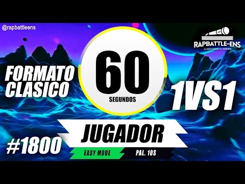 🎤 Formato FMS 1VS1 🔥 Base de Rap Para Improvisar Con Palabras | ENTRENAMIENTO FMS #1800
