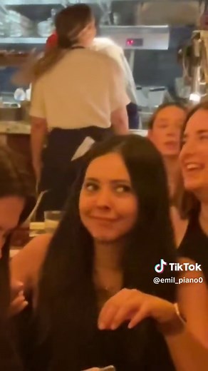 Opera Singer and Choir Perform in French Restaurant