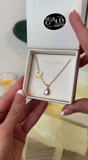 Your Name Birthstone = Perfection 💞 Get the perfect present 🎁 Personalised this Necklace with your loved ones Name & birthstone ✅ Gold & Silver tone ✅ Hypoallergenic & Non Faded ✅ Free Delivery & Free Gift 🎁 FOR ORDER : MESSAGE US ✅ | Muhva Store